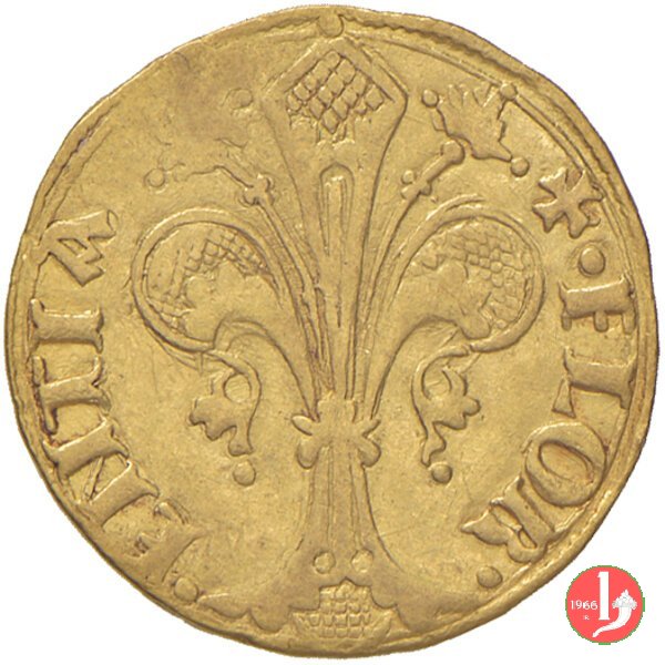 Fiorino d'oro largo XXV serie (I semestre 1450 - II semestre 1460) 1456 (Firenze)