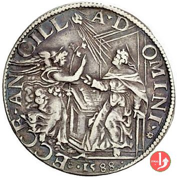 giulio III serie (stemma Medici e annunciazione) 1588 (Firenze)