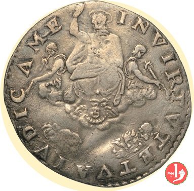 lira da 20 soldi (busto imberbe a destra) 1539-1554 (Firenze)