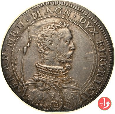 piastra d'argento IV serie (corazza ornata, tipo definitivo) 1585 (Firenze)