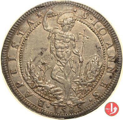 piastra d'argento IV serie (corazza ornata, tipo definitivo) 1585 (Firenze)