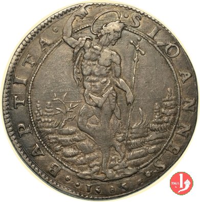 piastra d'argento IV serie (corazza ornata, tipo definitivo) 1585 (Firenze)