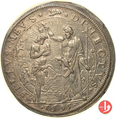 piastra d'argento I serie 1595 (Firenze)