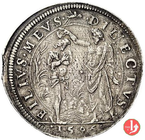 piastra d'argento I serie 1596 (Firenze)