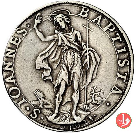 piastra prima serie (busto fanciullo) 1623 (Firenze)