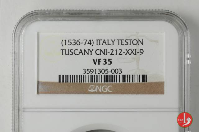 testone II serie (busto piccolo) 1557-1564 (Firenze)