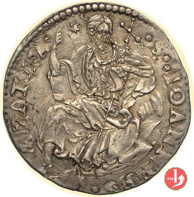 testone da 40 soldi o 3 barili (viso imberbe) 1537 (Firenze)