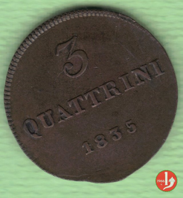 3 quattrini 1835 (Firenze)