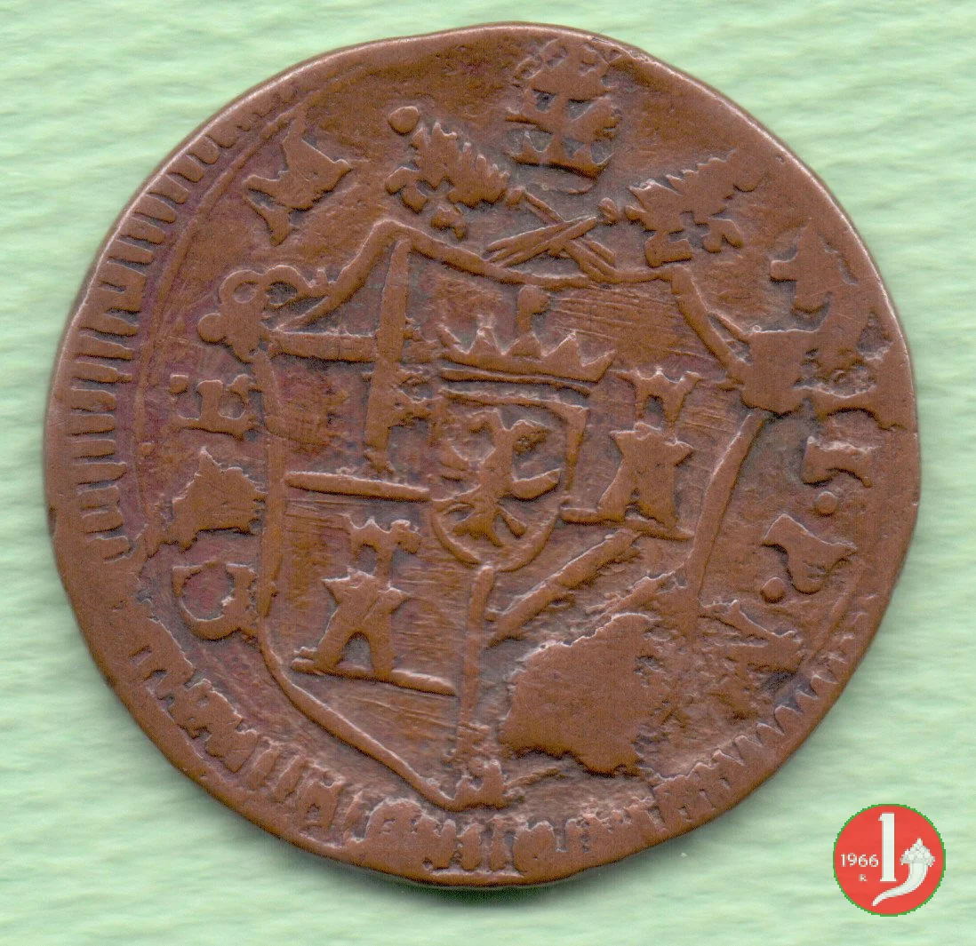 Quattrino con S. PIETRO  (Gubbio)