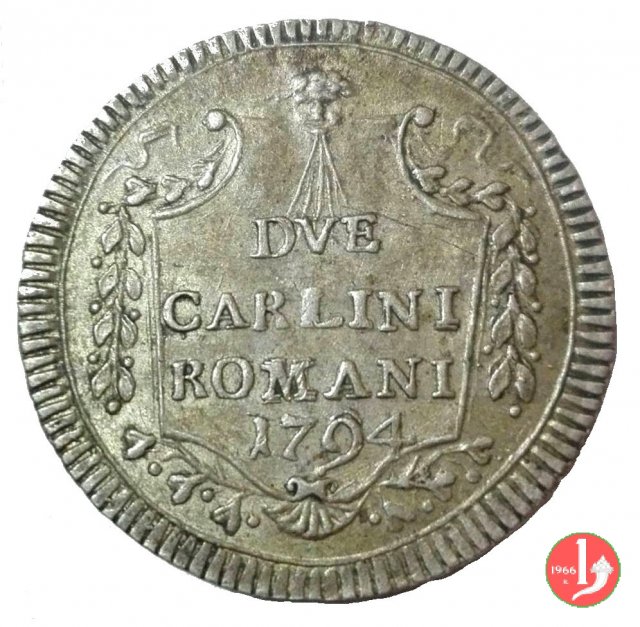 2 carlini 1794 1794 (Roma)