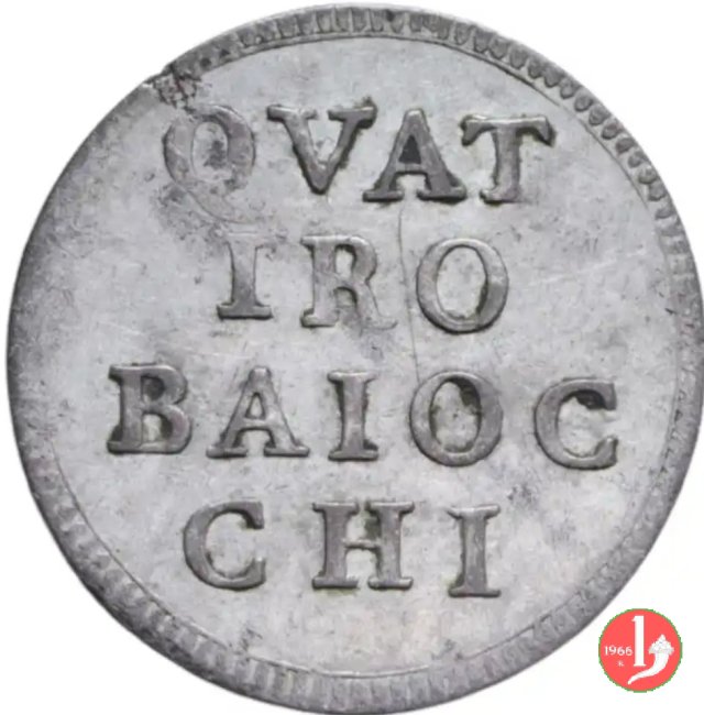 muraiola da 4 baiocchi 1794 (Roma)