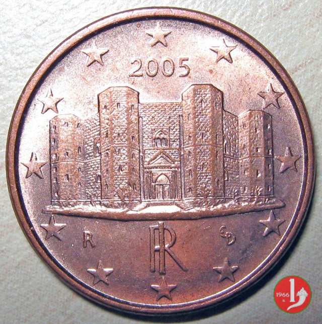 1 centesimo di Euro 2005 (Roma)