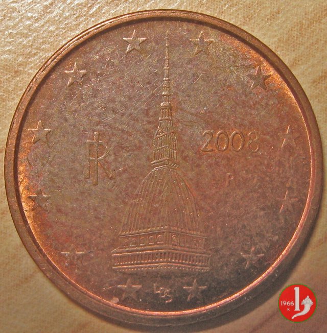 2 centesimi di Euro 2008 (Roma)