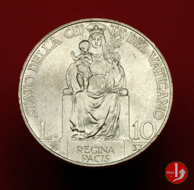 10 lire 1937 (Roma)