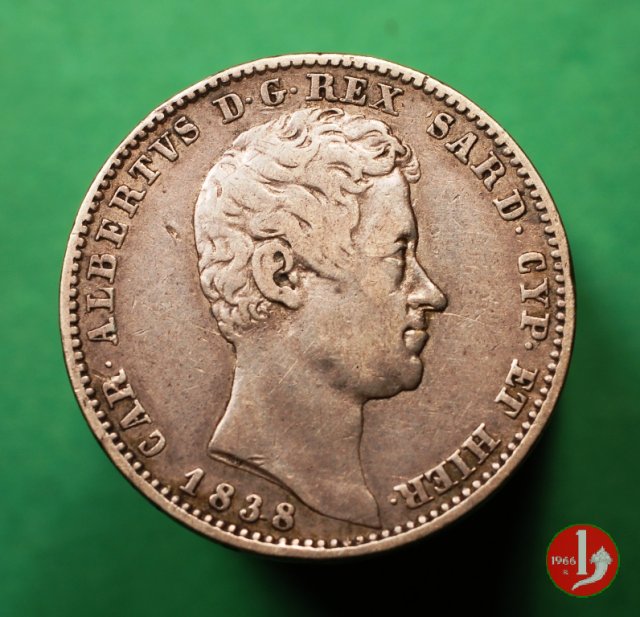 1 lira 1838 (Torino)