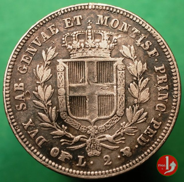 2 lire 1835 (Torino)