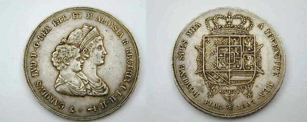 dena o 10 lire Fiorentine 1807 (Firenze)