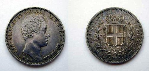 1 lira 1843 (Torino)