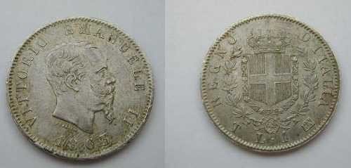 1 lira stemma 1863 (Torino)