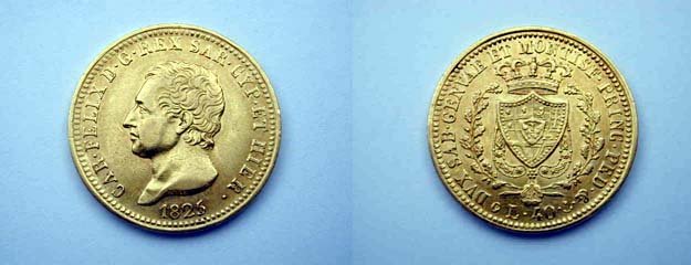 40 lire 1825 (Genova)