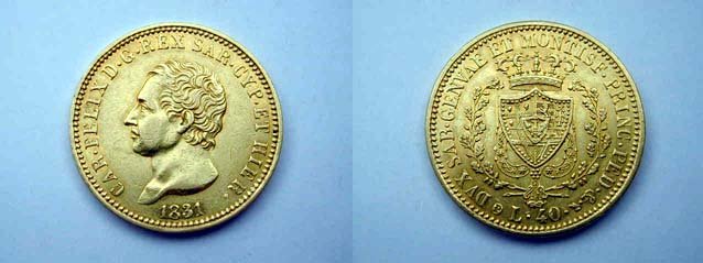 40 lire 1831 (Torino)