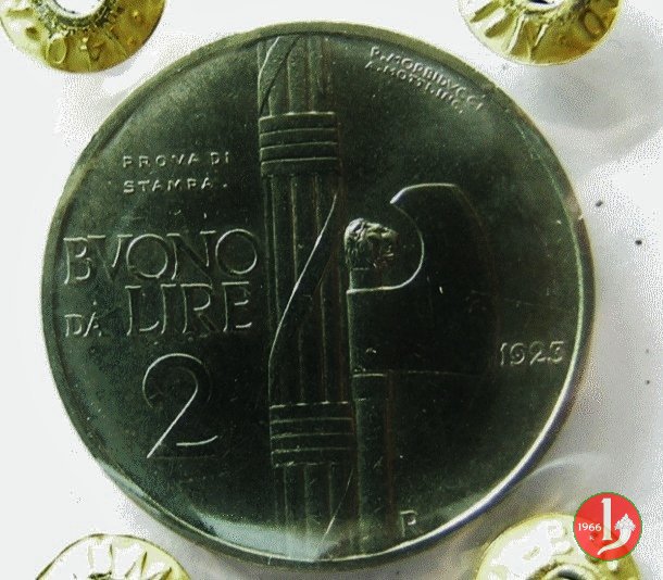 prova buono da 2 lire 1923 (Roma)