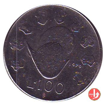 100 Lire modulo grande 1979 (Roma)