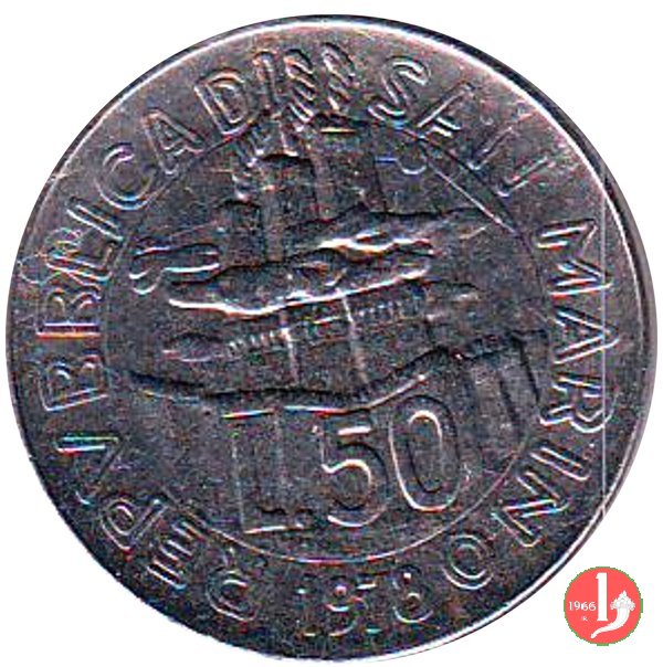 50 Lire modulo grande 1978 (Roma)