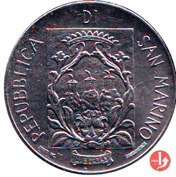 50 Lire modulo grande 1988 (Roma)