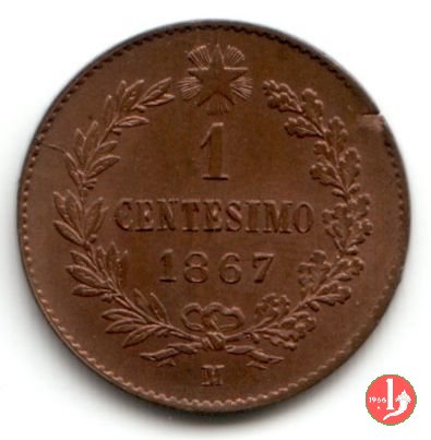 1 centesimo 1867 (Milano)