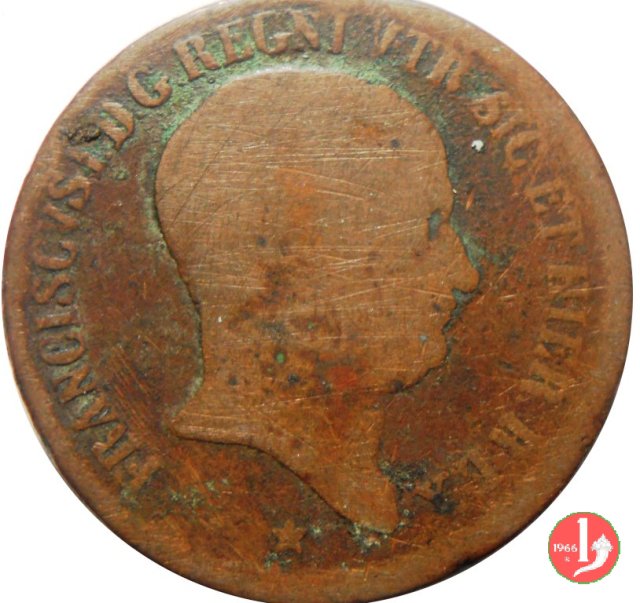 10 Tornesi 1825 (Napoli)