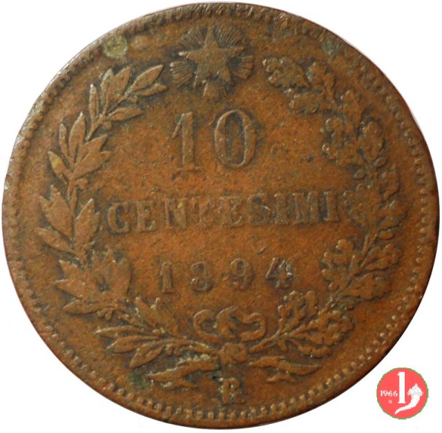 10 centesimi 1894 (Roma)