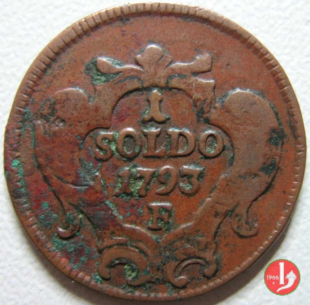 1 soldo 1793 (Hall)