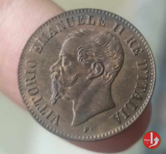 2 centesimi 1861 (Milano)