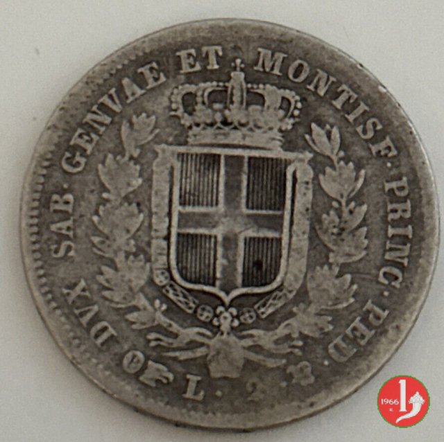 2 lire 1836 (Torino)