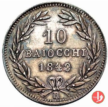 10 Baiocchi (Giulio o Paolo) 1842 (Roma)