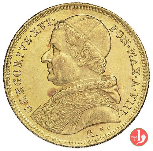 10 Scudi Romani 1839 (Roma)