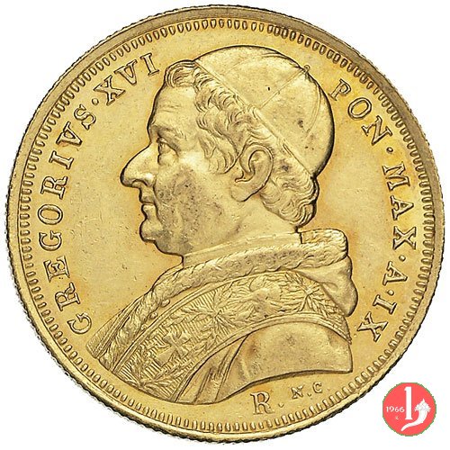 10 Scudi Romani 1839 (Roma)