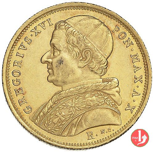 10 Scudi Romani 1840 (Roma)