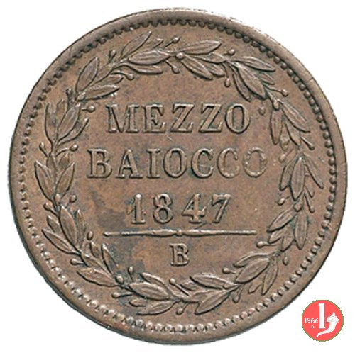 1/2 baiocco 1847 (Bologna)