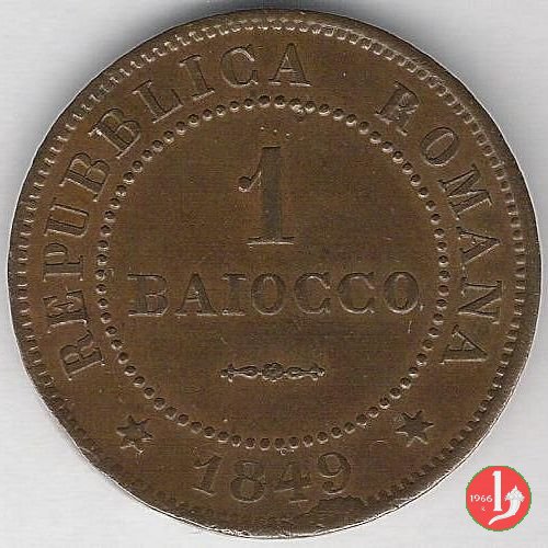 1 Baiocco 1849 (Roma)
