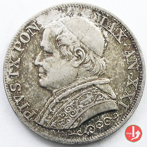 1 lira 1867 (Roma)