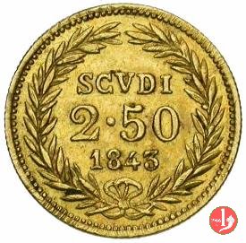 2,50 Scudi Romani 1843 (Bologna)