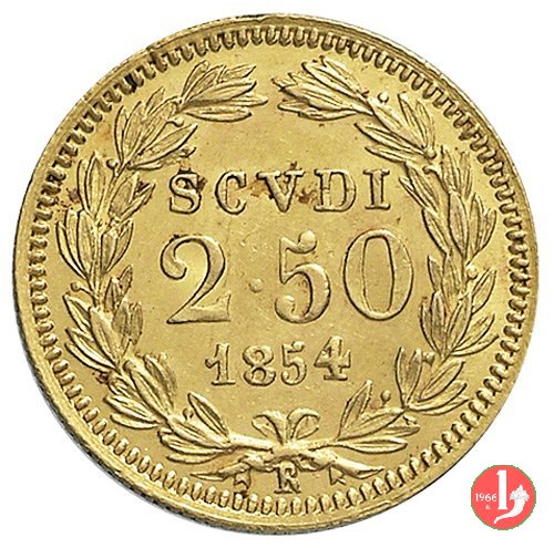 2,5 Scudi 1854 (Roma)