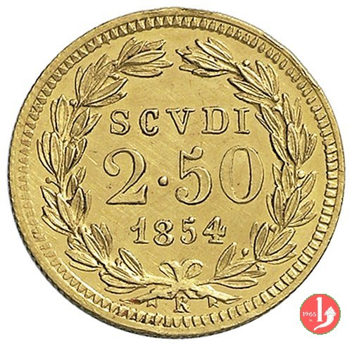 2,5 Scudi 1854 (Roma)