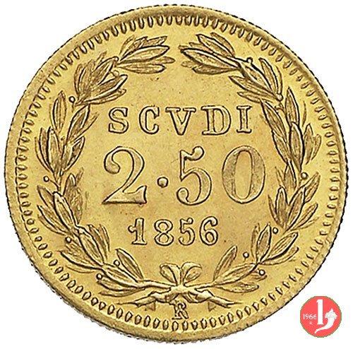 2,5 Scudi 1856 (Roma)