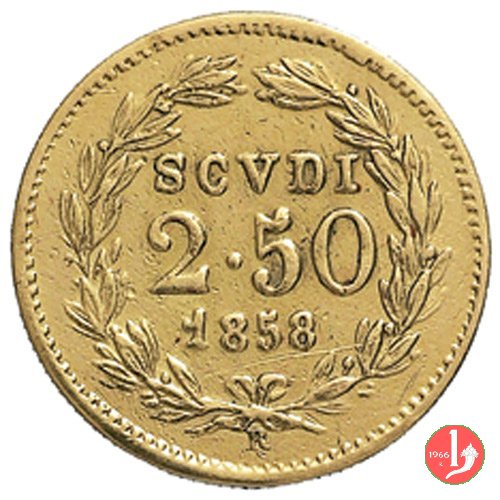 2,5 Scudi 1858 (Roma)