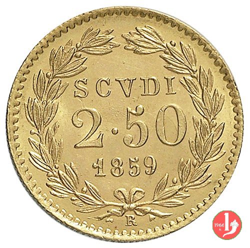 2,5 Scudi 1859 (Roma)