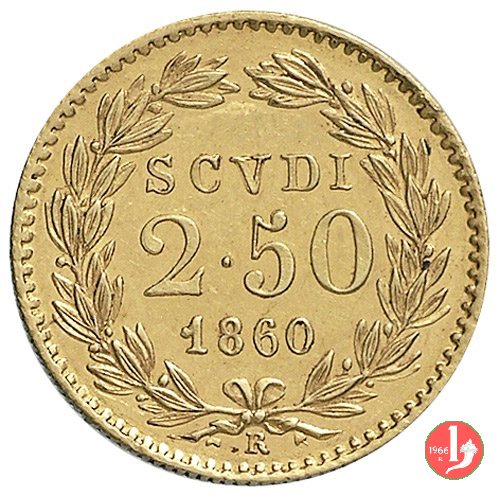 2,5 Scudi 1860 (Roma)