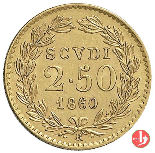 2,5 Scudi 1860 (Roma)